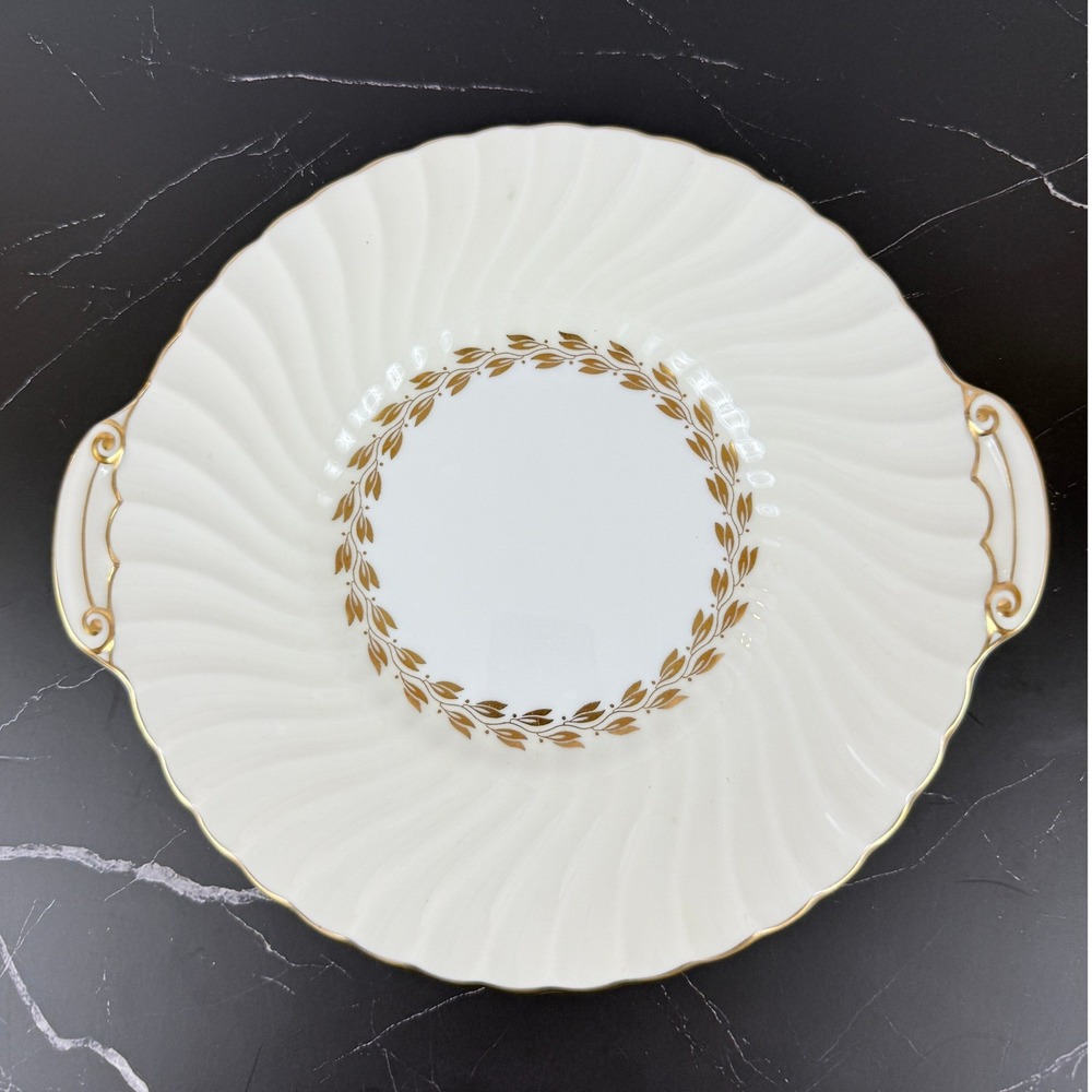 Minton‎ Gold Cheviot England Bone China 8,5" Serving Plate EUC!